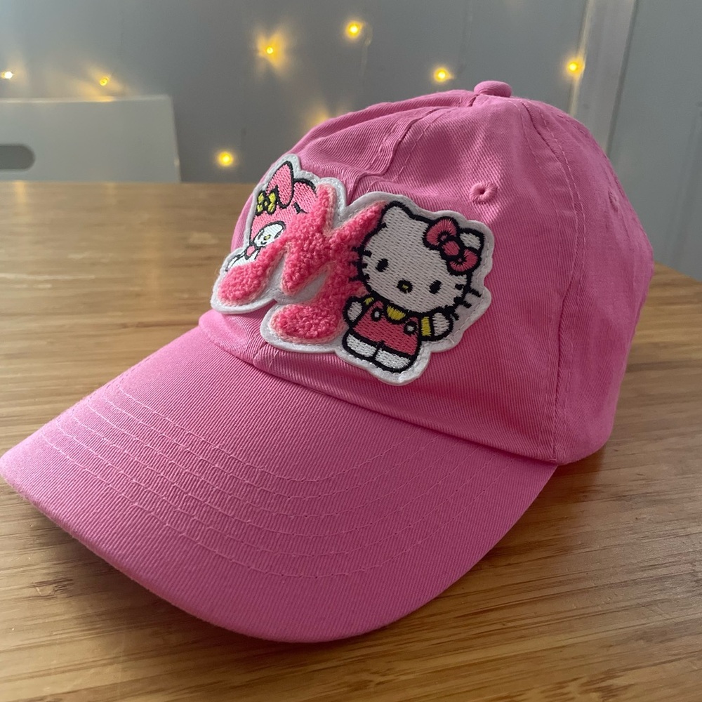 Hello Kitty & My Melody Pink Baseball Hat